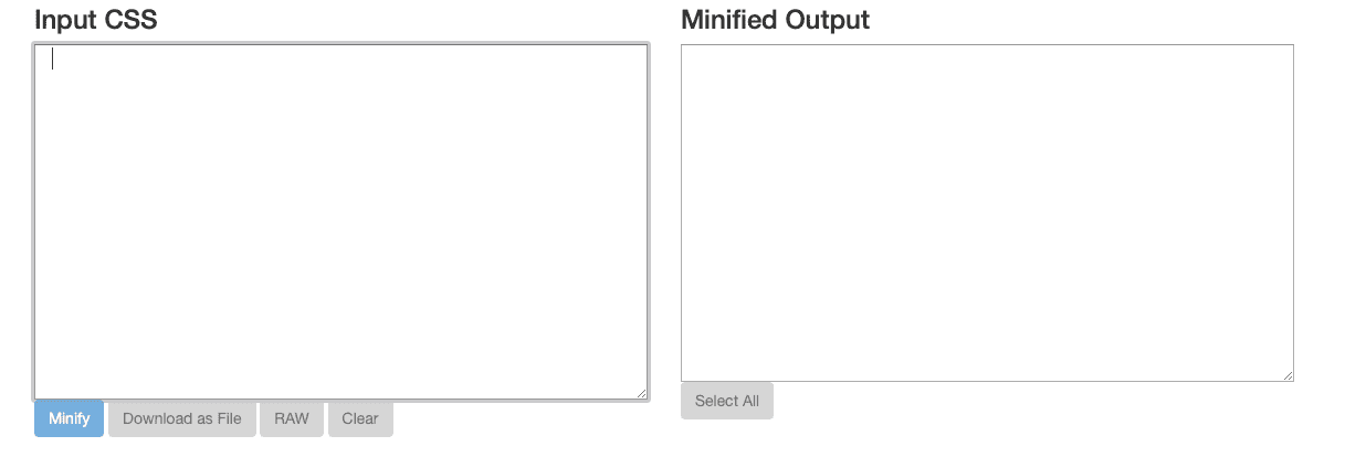 Css Minifier