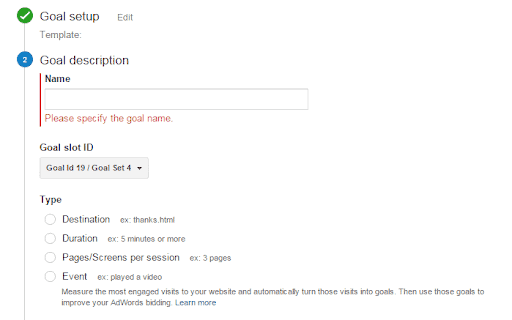 GA4 Goal Tracking Set Up