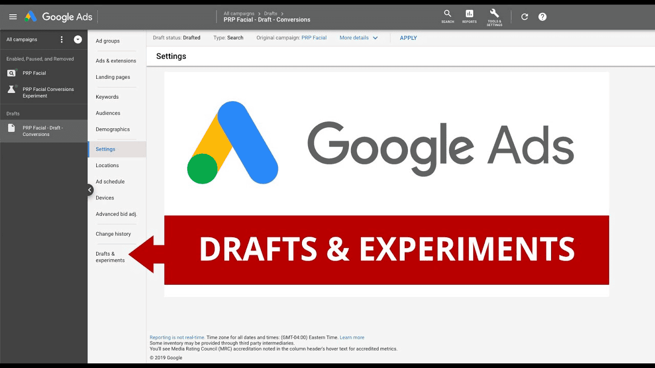 Google Ads Testing Framework by OMG